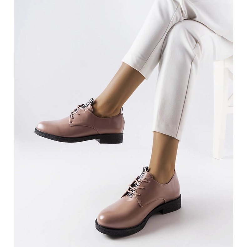 Edmonton ružičaste cipele na vezanje ružičasta 1