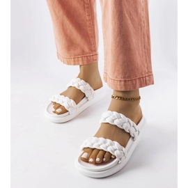 Angas bijele papuče bijela 1