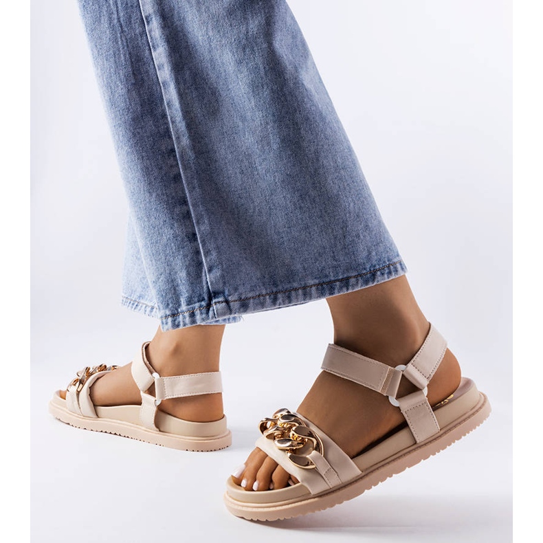 Bež sportske sandale s lancem marke Machesney 1