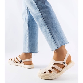 Canton bež gumene sandale 1