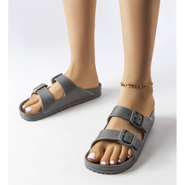 Sive gumene patike s kopčama iz Eugenea siva 1