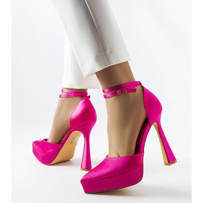 Ružičaste cipele s visokom petom iz Dallasa ružičasta 1