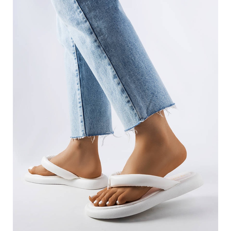 Smithfield bijele debele japanke bijela 2