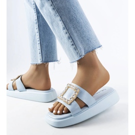 Fusbert plavi klizači s kamenčićima plava 2