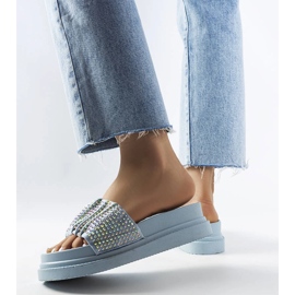 Plavi slajderi s kubnim cirkonima iz Franeta plava 2