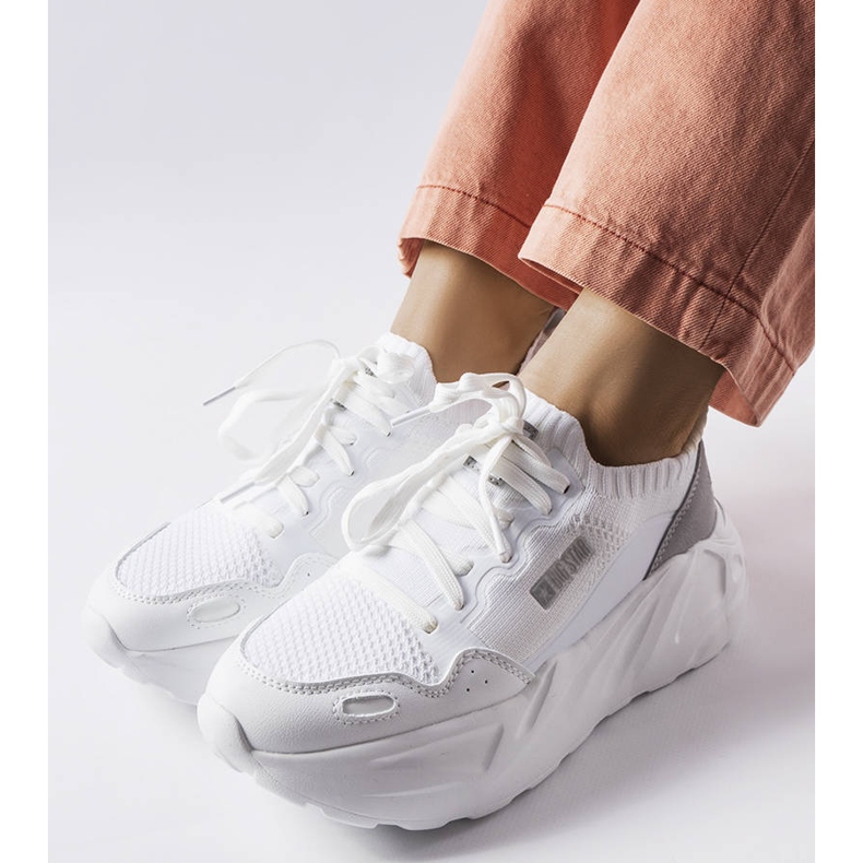 Big Star JJ274604 bijele tenisice bijela 1