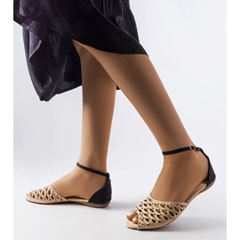 Bež otvorene sandale sa kamenčićima iz Avice 2