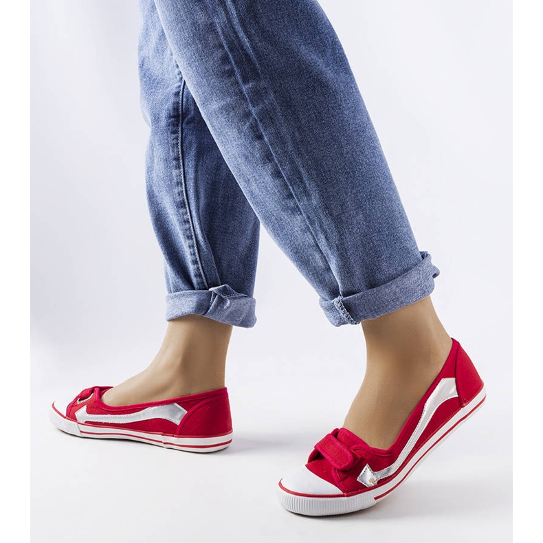 Crvene tekstilne tenisice iz Winifreda crvena 1