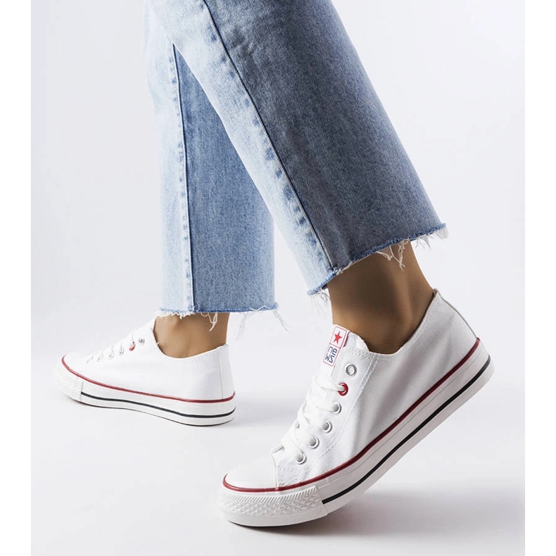 News Catherine tenisice od bijele tkanine bijela 1