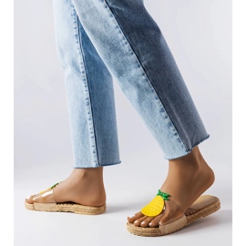 Prozirne papuče s Foddie ukrasom bezbojan 2