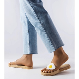 Prozirne papuče s Foddie ukrasom bezbojan 2