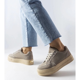 Sive tenisice s platformom iz Amathymesa siva 2