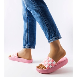 Ružičaste gumene platformske tobogane iz Elin ružičasta 2