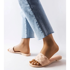 Bež ravne sandale iz Amalie 2