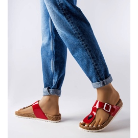 Crvene japanke Lee Cooper LCW-22-35-1171L crvena 2