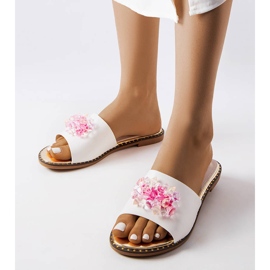 Inna Bijele papuče s Lowa kristalima bijela 1