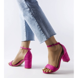 Ružičaste sandale na nisku petu iz Lourne ružičasta 1