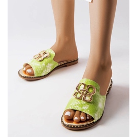 Lea green tobogani s kopčom zelena 1