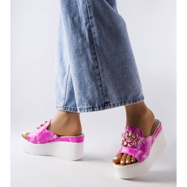 Havanna ružičaste sandale na klin ružičasta 1