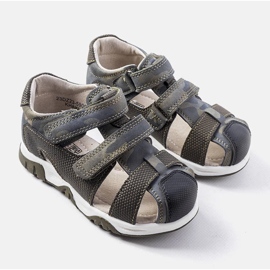 Zelene sandale s kožnim uloškom iz Millarda zelena 1