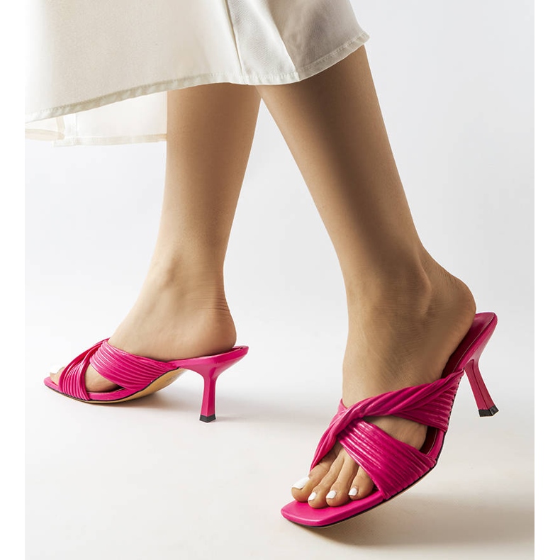 Inna Ružičaste sandale s petom iz Seilera ružičasta 2