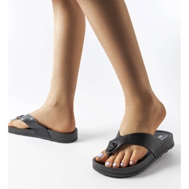 Inna Crne Elide sandale s platformom crno 2