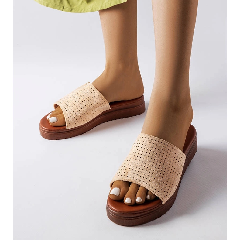 Bež tobogani s otvorenim gornjištem od Idabel 1