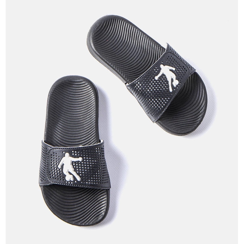 Dječje crne gumene papuče iz Atene crno 1