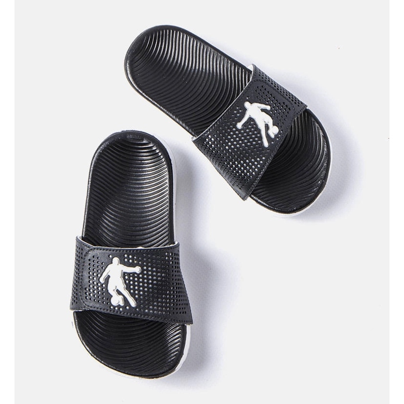 Crno-bijele gumene papuče iz Atene 1