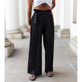 Crne japanke ukrašene Loreto cirkonima crno 1