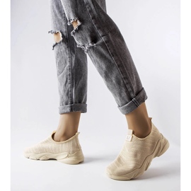 Bež tekstilne tenisice iz Aarona 1