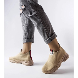 Tamno bež slip-on tenisice marke Greco 1