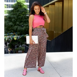 Ružičaste sandale ukrašene kamenčićima iz Gaetana ružičasta 1