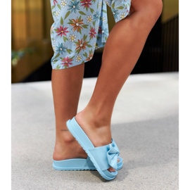 Plavi klizači s mašnom iz Servigliana plava 2