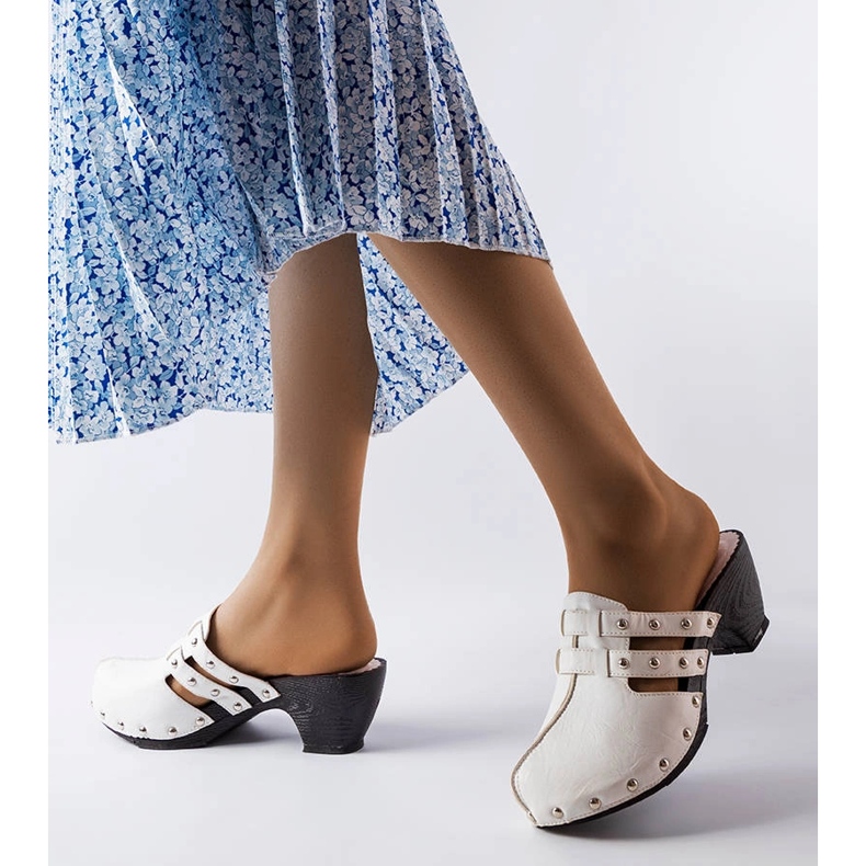 Custer bijele klompe bijela 2