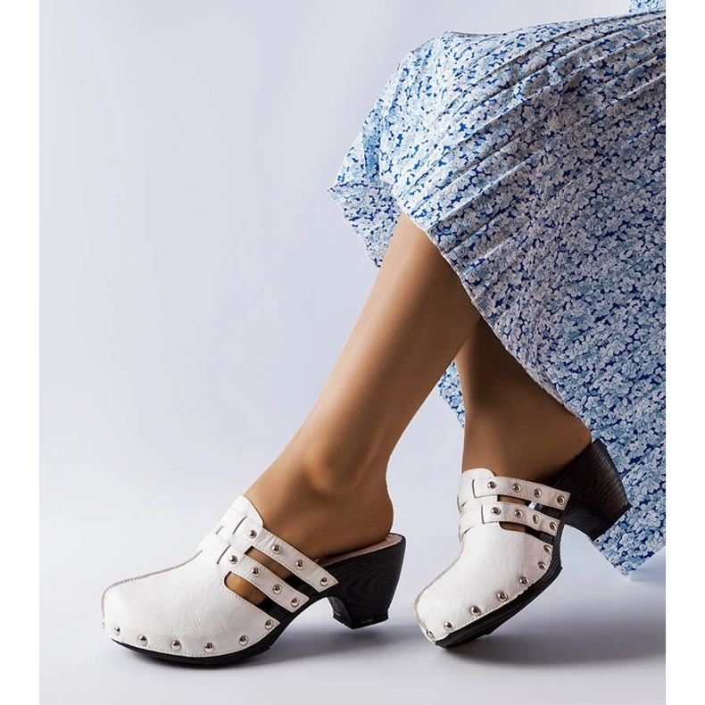 Custer bijele klompe bijela 1