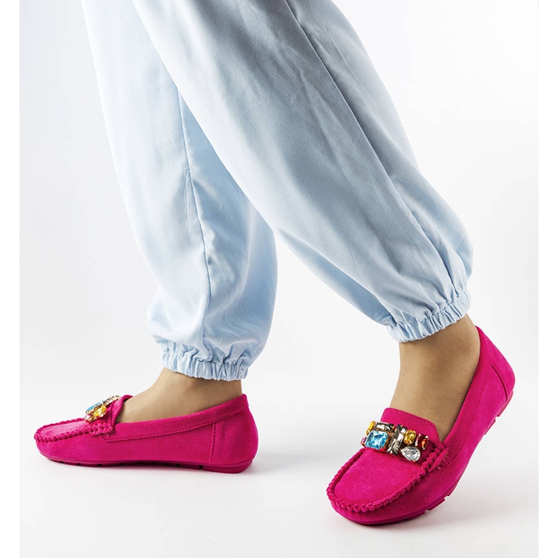 Ružičaste natikače s kožnim potplatom iz Bertranda ružičasta 1