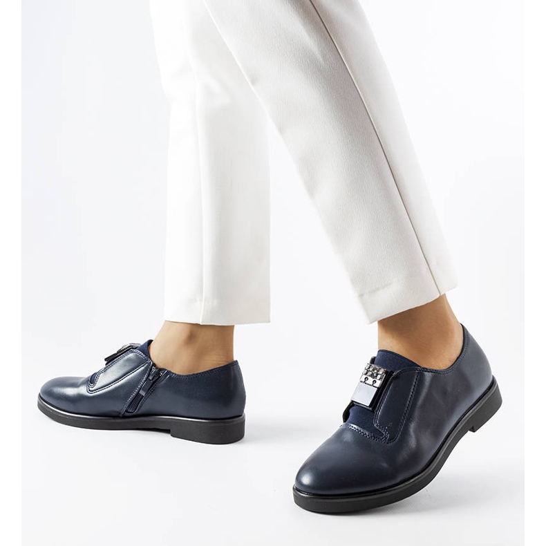 Tamnoplave elegantne cipele iz Augusta plava 1