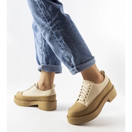 Tamno bež ravne cipele iz Merica 1