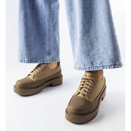 Smeđe ravne cipele iz Merica smeđa 1