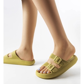 Zelene gumene patike s kopčama iz Padove zelena 1