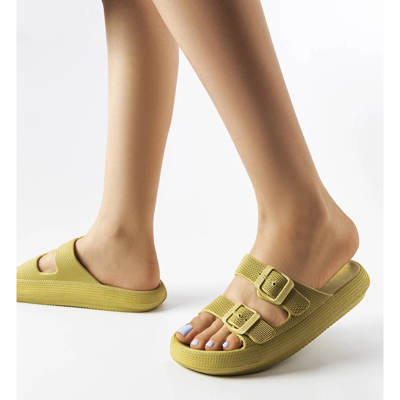 Zelene gumene patike s kopčama iz Padove zelena 1