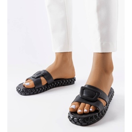 Francesco crne sandale s platformom crno 1