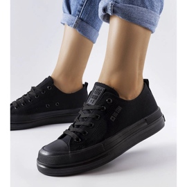 Crne platform tenisice iz Big Star LL274967 crno 1