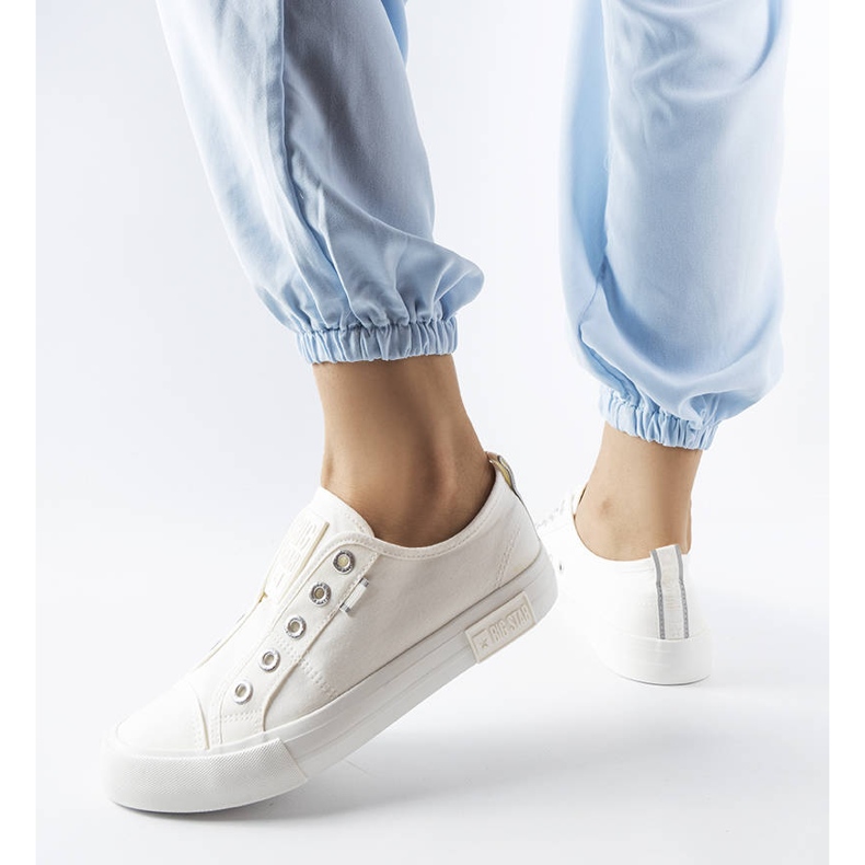Big Star LL274162 bijele slip-on tenisice bijela 1