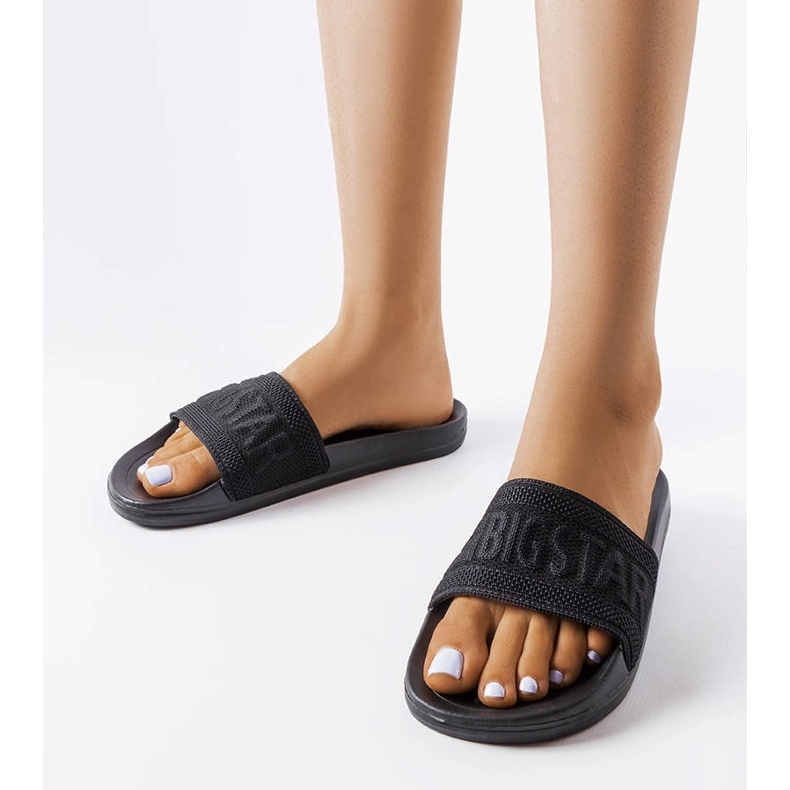 Big Star crne papuče LL274A158 crno 1