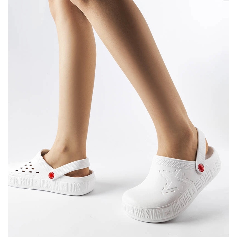 Big Star II275003 bijele papuče bijela 2