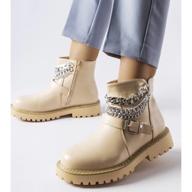 Bež gležnjače s ukrasnim lancima iz Mezzavije 1