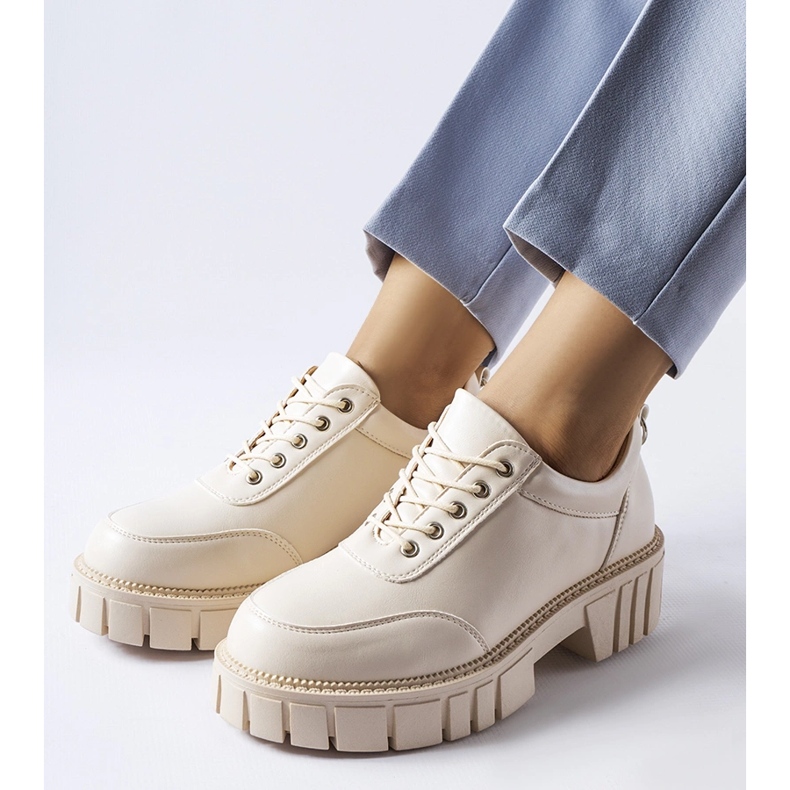 Bež elegantne klasične Severino cipele 1