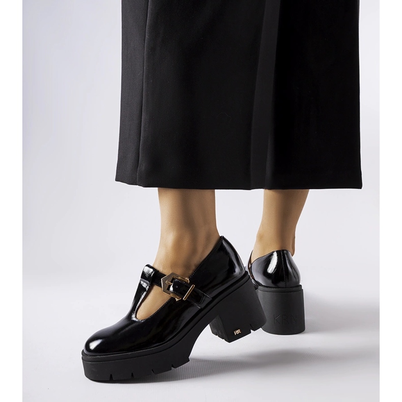 Crne cipele Karino 4821/090-P BLACK/NAPLAK crno 1